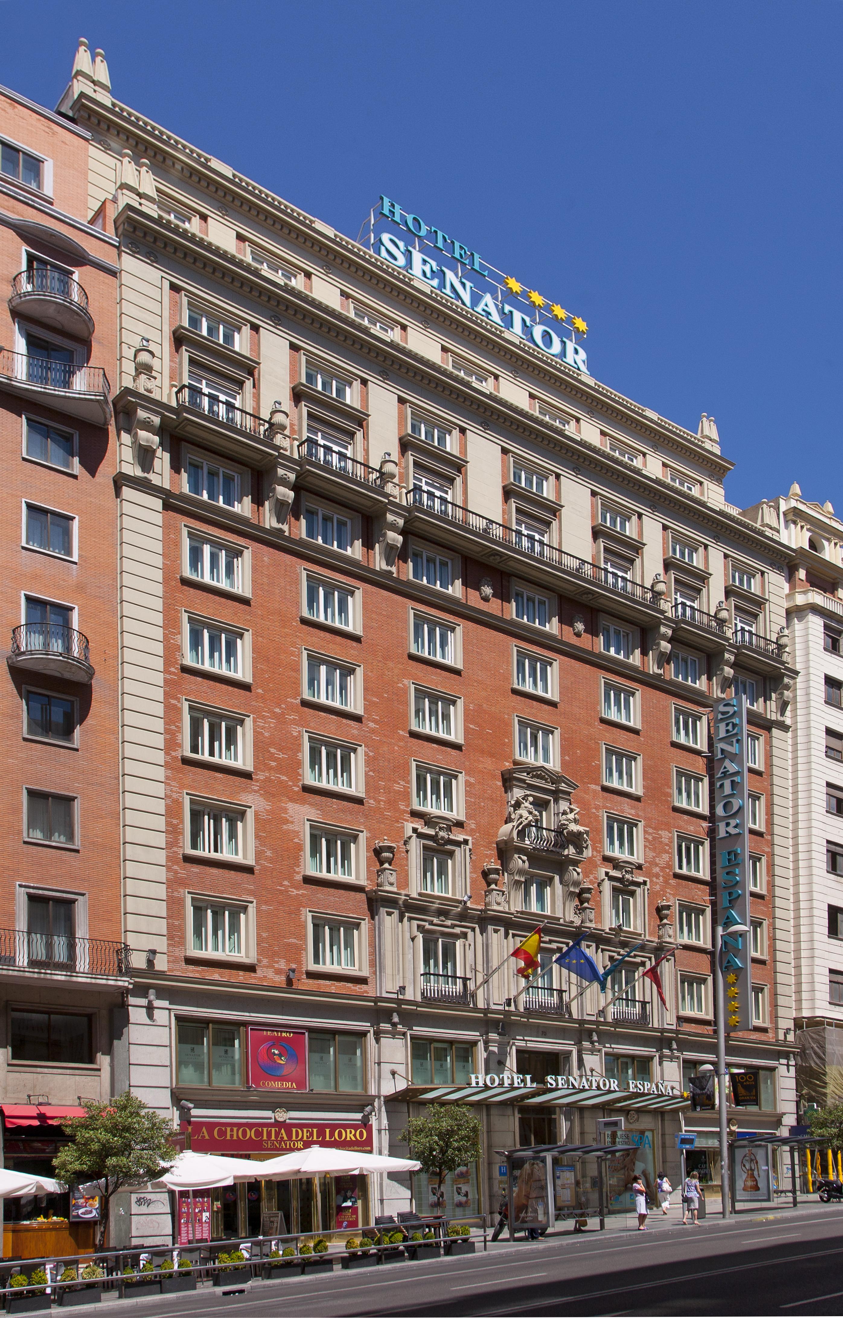 Senator Gran Via 70 Spa Hotel Madrid Exteriér fotografie